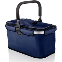 Genius Einkaufskorb Falko Premium Tragekorb Picknickkorb, Lunchkorb Shopping Bag 22 L für Ausflug Camping