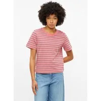 s.Oliver Kurzarmshirt T-Shirt Verkürztes T-Shirt mit Streifen