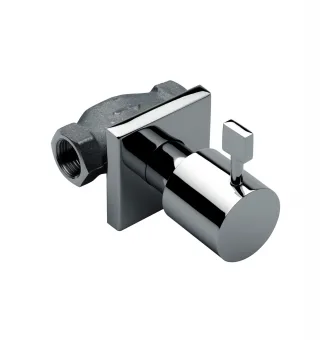 KAJA-B-Quadrat Unterputz-Ventil Gewinde 1/2", chrom  29600-C