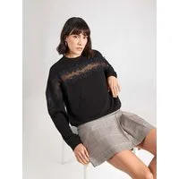 ONLY Sweatshirt ONLLEMO (1-tlg) Spitze