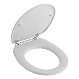 Villeroy & Boch O.Novo WC-Sitz 88246101 weiß alpin, Scharnierwelle verchromt