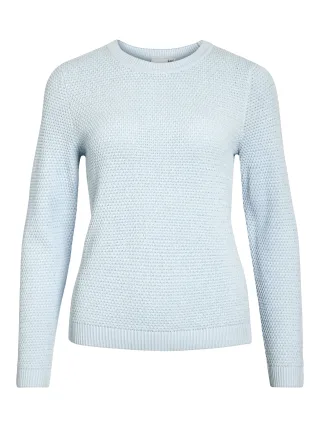 VILA - VIDALO O-NECK L/S KNIT TOP- NOOS - Gr. - M