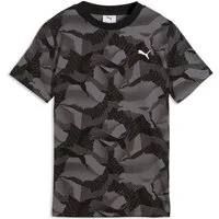 PUMA T-Shirt ESS LOGO LAB STORY 2 AOP TEE B Regular Fit, Rundhalsausschnitt, für Jugendliche