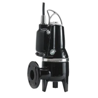 Grundfos Schmutzwasserpumpe 96878474 230 V, 10 m, Grauguss, 65.09.E.2.1.502, 0.90 kW