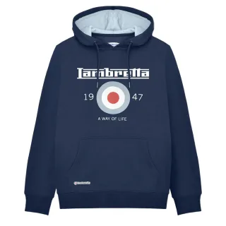 Lambretta - "AW24" Kapuzenpullover für Herren (Marineblau)