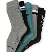Schiesser Freizeitsocken 'Jump' (5-Paar) mit handgekettelter Naht
