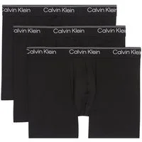 Calvin Klein Underwear Boxer BOXER BRIEF 3PK (Packung, 3er-Pack) mit längerem Bein & Logo-Elastikbund