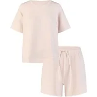 By Louise Shorty Damen Lounge Homewear kurz (2 tlg) Modisches Design