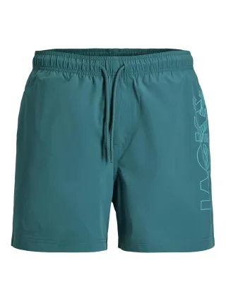 JACK&JONES - JPSTMAUI WAVE LOGO SWIM SHORTS REG SN Colonial Blue - Gr. - S