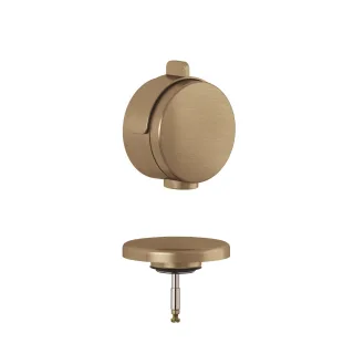 KLUDI ROTEXA MULTI Ein-, Ab- und Überlaufgarnitur Feinbau-Set Brushed Bronze 71826N1-00