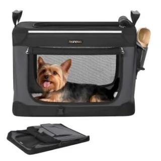 FEANDREA Hundebox faltbar, Hundetasche, Oxford-Gewebe S-XXL S