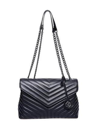 Luisa Vannini Schwarz Rindsledertasche