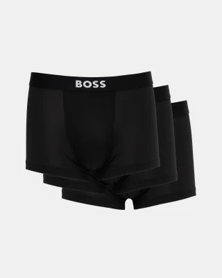 Micro ONE Boxer in Schwarz (3er-Pack)