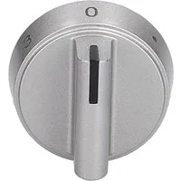 easyPART Griff wie Amica 9070453 Drehknopf silber Amica 9070453, Für Backofen / Herd