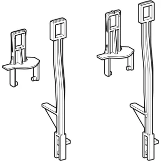Geberit Umbauset Spülventil für Servoheber hydraulisch für Sigma UP-Spülkasten 8 cm, 242826001 242826001