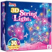 Klever Kits Klever Kits 3D-Fadenkunst-Set für Kinder,Kunsthandwerk für Kinder Bastelgarn, (30-St)