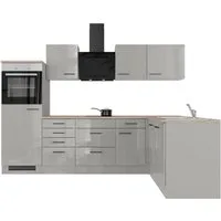 Flex-Well Küche Lund, wahlweise mit E-Geräten, Stellbreite 280x170 cm