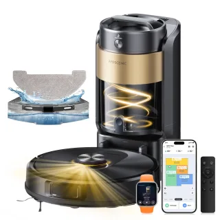 [EU Direct]Proscenic Q20 Plus Robot Vacuum Cleaner with Mop, 10000Pa Suction,LIDAR Navigation, 4L Self Emptying Statio