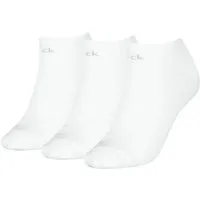 Calvin Klein Sneakersocken CK WOMEN SNEAKER (3 Paar) schmales Rippenbündchen, Cotton-Mix, elastisch
