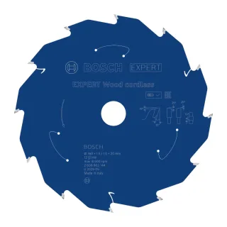 Bosch EXPERT Wood Kreissägeblatt, 160x20 mm, Z12 - 2608902144