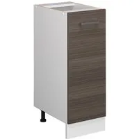 Vicco Apothekerschrank R-Line, Grau/Weiß, 30 cm ohne Arbeitsplatte (1-St)
