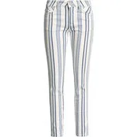 Salsa Stretch-Jeans SALSA JEANS COLETTE CAPRI white striped blue 125118.0001