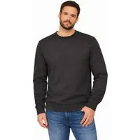 Smith & Solo Sweatshirt Herren, Pullover Baumwolle Loose Fit, Langarm, unifarben
