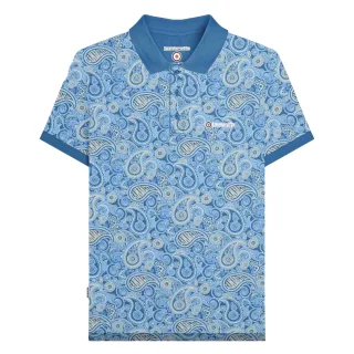 Lambretta - "SS25" Poloshirt Mit Markenzeichen für Herren (Dunkelblau/Holzasche)