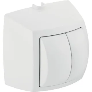 Geberit Handdrücker 2-Mengen-Sp. zu WC-Strg. mit pneumatischer Spülausl. glanzchrom, 240584KA1 240584KA1