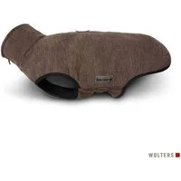 Wolters Hundemantel Fleecejacke Casual braun meliert