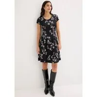 bonprix Jerseykleid (1-tlg) für sommerliche Tage, aus Viskose-Mix, ausgestellte Passform