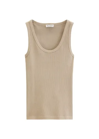 Marc OPolo Casual - Tanktop slim Earthy Taupe - Gr. - XXL