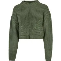 URBAN CLASSICS Rundhalspullover Urban Classics Damen Ladies Wide Oversize Sweater (1-tlg)