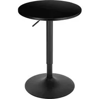 Woltu Bartisch (1-St), runde höhenverstellbare Tischplatte, aus MDF Metall