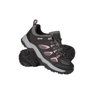 Mountain Warehouse - Damen Wanderschuhe "Adventurer", Wasserfest (Schwarz/Holzkohle)