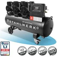 STAHLWERK Kompressor 10 bar 120 L 5,91 PS 4,35 kW 750 l/min Druckluftkompressor, 120 l, 1-tlg.