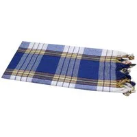 my Hamam Hamamtücher Hamamtuch kariert "Classic Style" - myHamam, in 4 Farben, Baumwolle, Polyester (1-St), Sauna Handtuch saugstark, pflegeleicht, kompakt