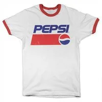 Pepsi Co T-Shirt Classic Washed Logo Ringer Tee