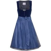 MarJo Dirndl Dirndl Elisabeth 58cm Länge azurblau