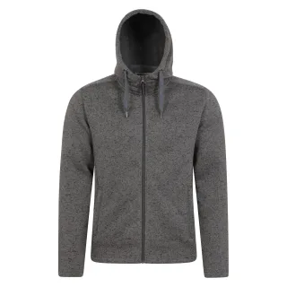 Mountain Warehouse - "Nevis" Hoodie mit durchgehendem Reißverschluss für Herren (Schwarz)