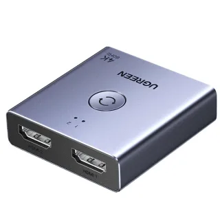 UGREEN HD2.0 Bidirectional Switch 2 In 1 Out 4K60Hz 2K120Hz 1080P240Hz One Button Switch for TV Xbox SeriesX PS5/4 Monit