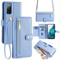 betterfon Handykette für Samsung Galaxy Leder Umhänge Hülle mit Kartenfächer, Hände frei – mit Silikonhülle & Schnur für flexiblen Alltag