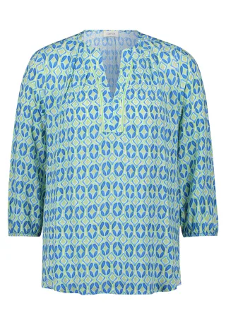 CARTOON - Casual-Bluse green/blue - Gr. - 36