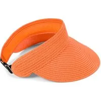 styleBREAKER Visor Papierstroh Visor Cap Einfarbig (1-St)