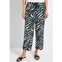 STREET ONE Stoffhose Style Emee Sommerhose mit elastischem Bund und Tunnelzug, mit grafischem Muster