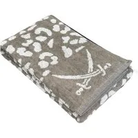 Sansibar Sylt Duschtuch Badetuch "LEO", 90x160 cm, 100% Baumwolle, (1-St), hautfreundlich, saugstark, modernes Leo-Design