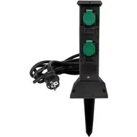 Grafner Gartensteckdose Wifi Gartensteckdose Außensteckdose Schwarz Tuya Smart Life, Stck, 1-St., 1, Smart, Wlan, Tuya, Smartlife