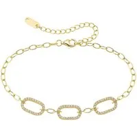 Aniston JEWELRY & WATCHES Armband Schmuck Geschenk Silber 925 Armkette, mit Zirkonia (synth)