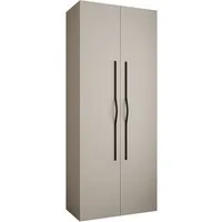 ABIKS MÖBEL Drehtürenschrank COMO 2 Schlafzimmerschrank mit Kleiderstange und Regalen