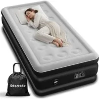 tectake Luftbett Aufblasbare Matratze, (für 1 oder 2 Personen, Komplettset), Aufblasbare Matratze AirDreams mit Elektropumpe